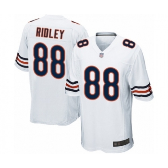 Men's Chicago Bears #88 Riley Ridley Game White Football Jersey - Ujersey