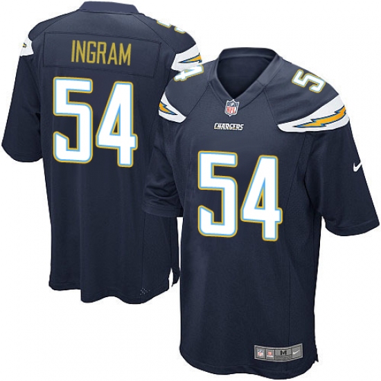 Men's Nike Los Angeles Chargers #54 Melvin Ingram Game Navy Blue Team Color NFL Jersey - Ujersey