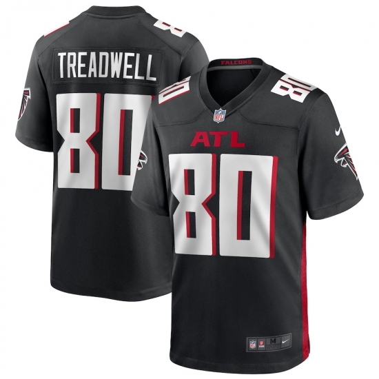 Men's Atlanta Falcons #80 Laquon Treadwell Nike Black Game Player Jersey - Ujersey