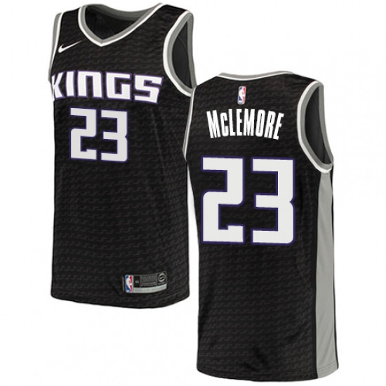 Men's Nike Sacramento Kings #23 Ben McLemore Swingman Black NBA Jersey Statement Edition - Ujersey