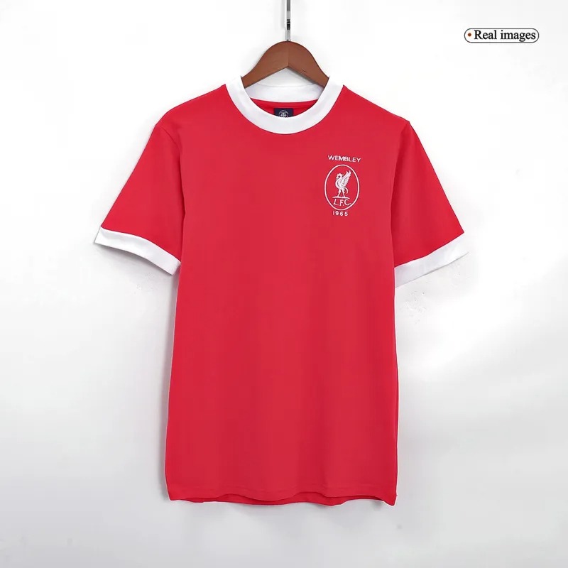 Liverpool Retro Football Jersey FA Cup Final Custom Shirt 1965 - Ujersey NHL
