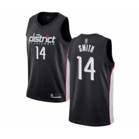 Youth Washington Wizards #14 Ish Smith Swingman Black Basketball Jersey - City Edition - Ujersey