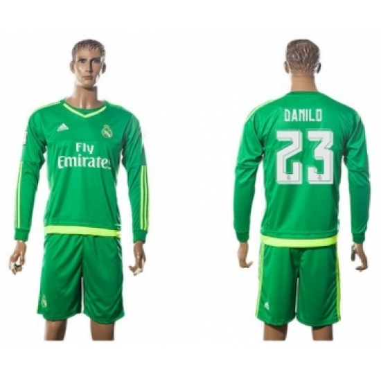 Real Madrid #23 Danilo Green Long Sleeves Soccer Club Jersey