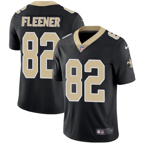 Youth Nike New Orleans Saints #82 Coby Fleener Black Team Color Vapor Untouchable Limited Player NFL Jersey - Ujersey
