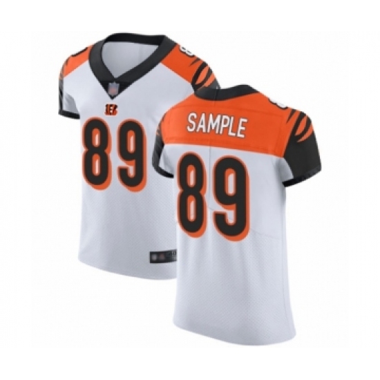 Men's Cincinnati Bengals #89 Drew Sample White Vapor Untouchable Elite Player Football Jersey - Ujersey