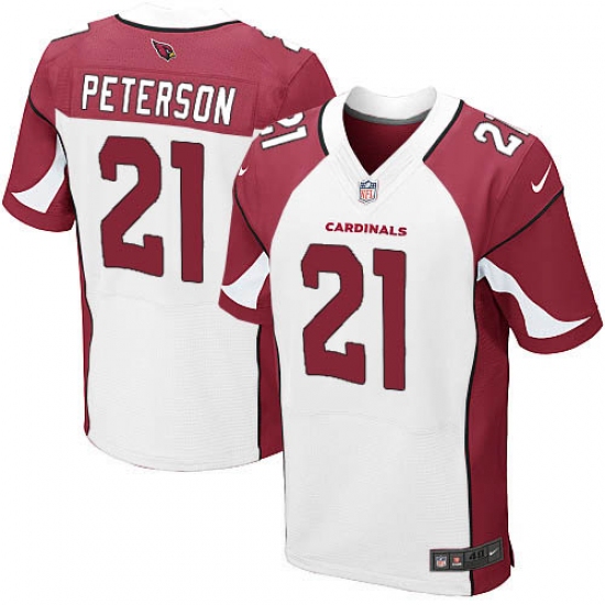 Men's Nike Arizona Cardinals #21 Patrick Peterson Elite White NFL Jersey - Ujersey
