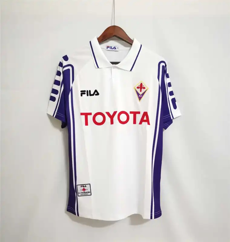 Fiorentina Retro Soccer Jersey Away Custom Shirt 1999/00 - U-jersey