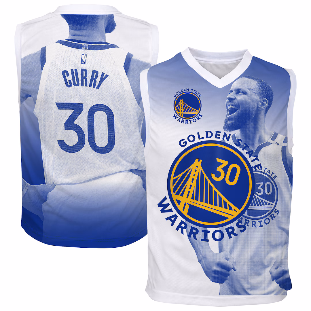 Youth Golden State Warriors Stephen Curry Outerstuff Royal Hometown Fashion Jersey - U-jersey