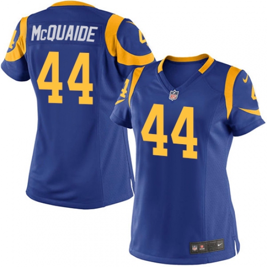 Women's Nike Los Angeles Rams #44 Jacob McQuaide Game Royal Blue Alternate NFL Jersey - Ujersey