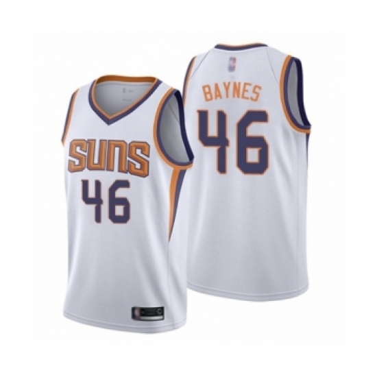 Youth Phoenix Suns #46 Aron Baynes Swingman White Basketball Jersey - Association Edition - Ujersey
