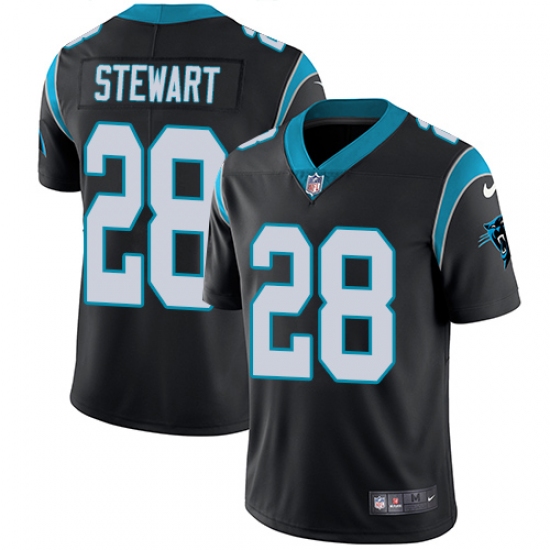 Youth Nike Carolina Panthers #28 Jonathan Stewart Black Team Color Vapor Untouchable Limited Player NFL Jersey - Ujersey