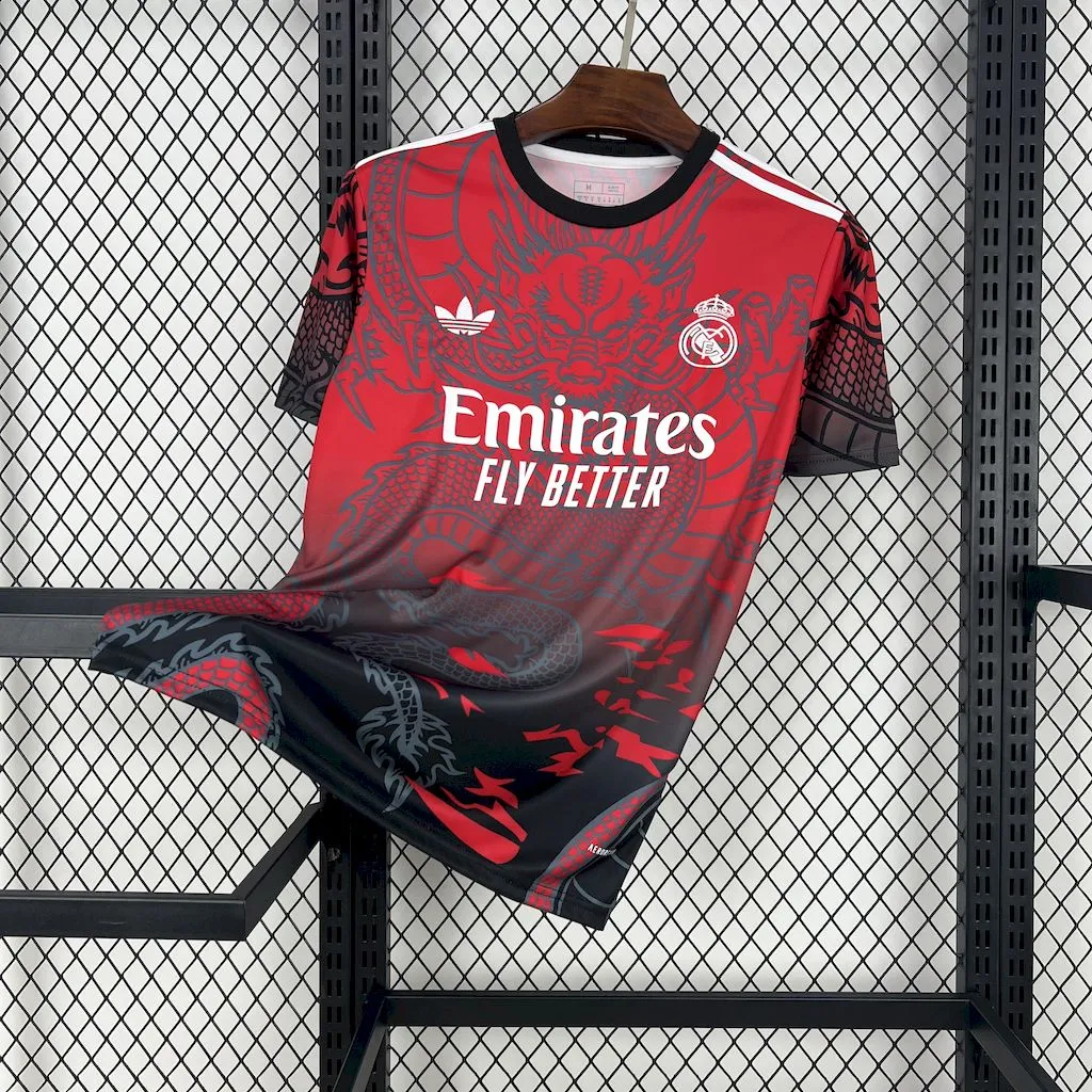 Real Madrid Soccer Jersey Dragon Special Edition Custom Shirt 2024/25