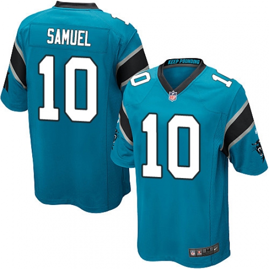 Men's Nike Carolina Panthers #10 Curtis Samuel Game Blue Alternate NFL Jersey - Ujersey