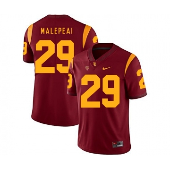 USC Trojans 29 Vavae Malepeai Red College Football Jersey - Ujersey