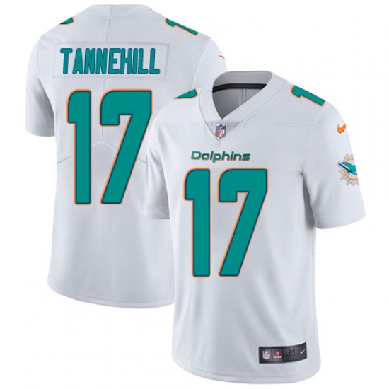 Youth Nike Miami Dolphins #17 Ryan Tannehill Elite White NFL Jersey - Ujersey