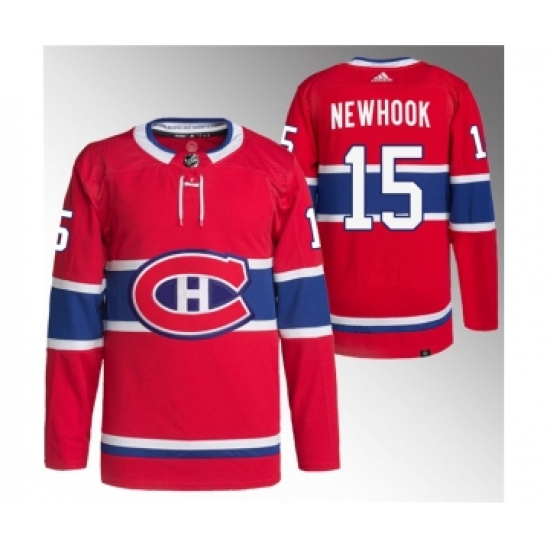 Men's Montreal Canadiens #15 Alex Newhook Red Stitched Jersey - Ujersey