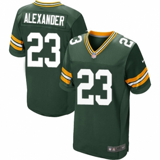 Men's Nike Green Bay Packers #23 Jaire Alexander Elite Green Team Color NFL Jersey - Ujersey