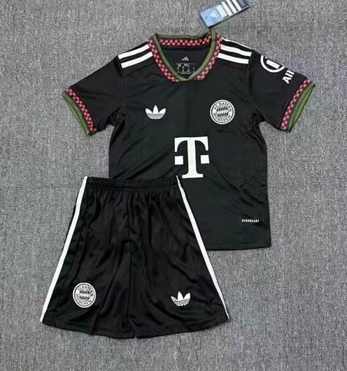 Bayern Munich Third Away Kids Kit Jerseys+Shorts 2025/26 - Ujersey NHL
