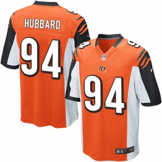 Men's Nike Cincinnati Bengals #94 Sam Hubbard Game Orange Alternate NFL Jersey - Ujersey