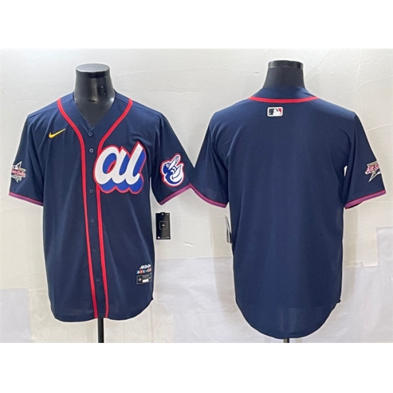 Men's American League Baltimore Orioles Blank Navy 2025 All-Star Edition Limited Stitched Baseball Jersey - Ujersey