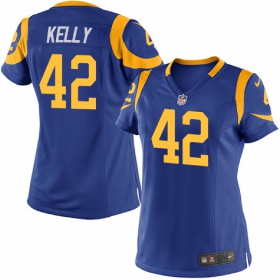 Women's Nike Los Angeles Rams #42 John Kelly Game Royal Blue Alternate NFL Jersey - Ujersey