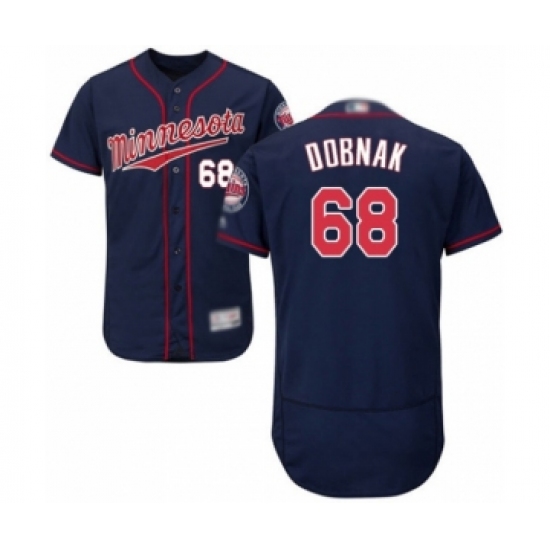 Men's Minnesota Twins #68 Randy Dobnak Authentic Navy Blue Alternate Flex Base Authentic Collection Baseball Player Jersey - Ujersey