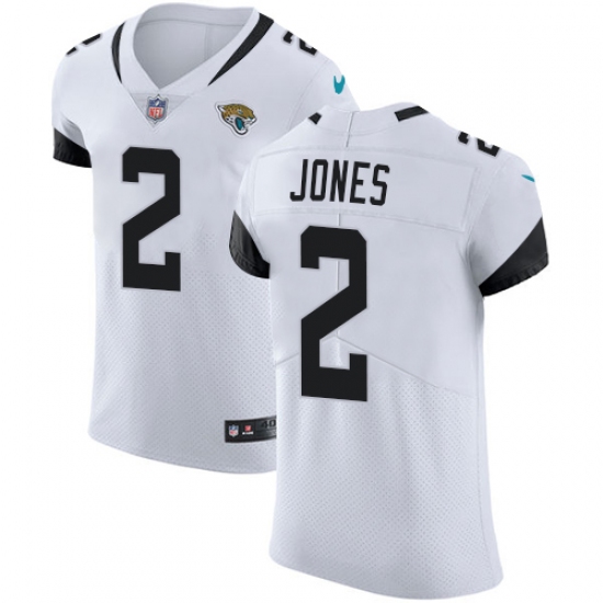Men's Nike Jacksonville Jaguars #2 Landry Jones White Vapor Untouchable Elite Player NFL Jersey - Ujersey