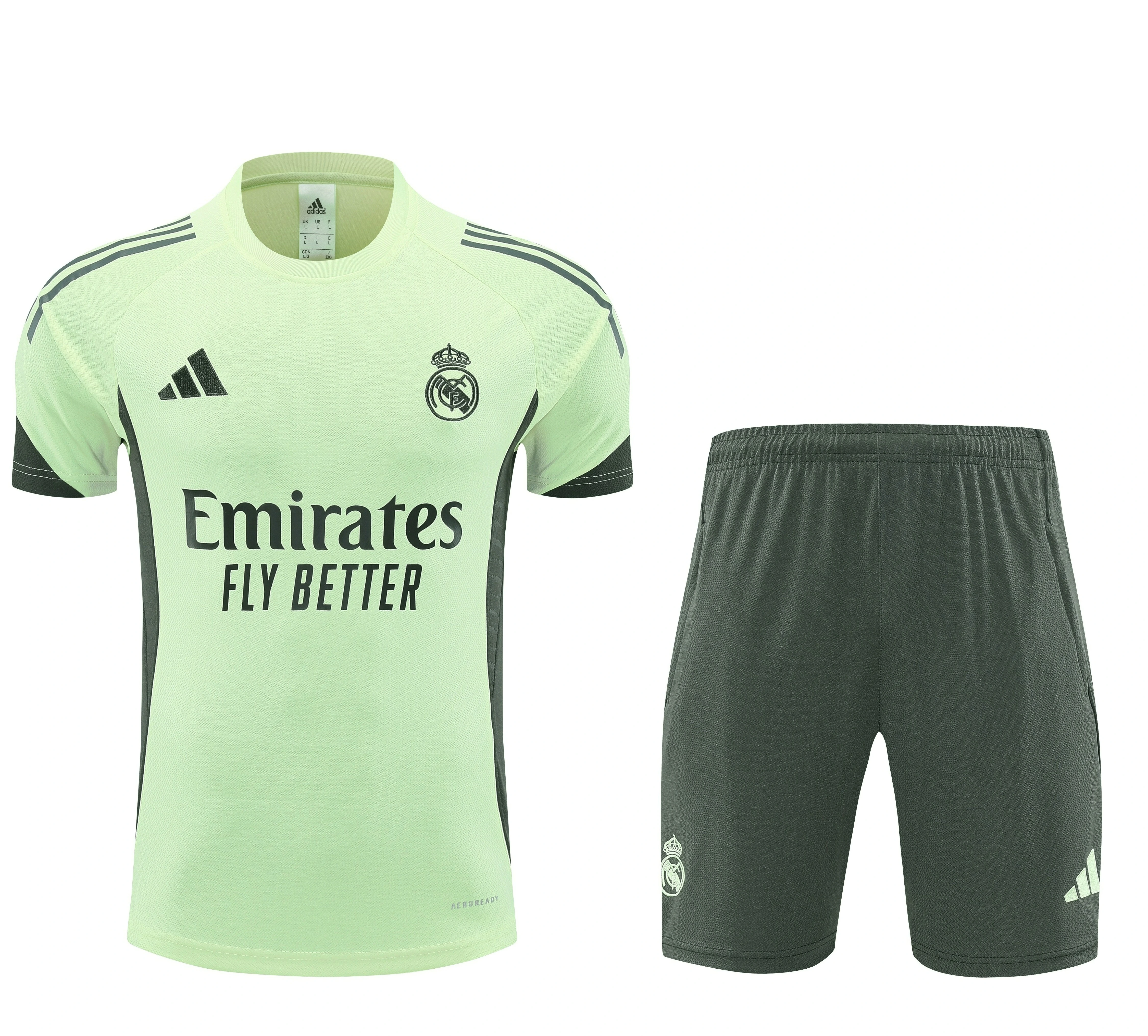 Real Madrid Training Jersey Kit Green 2025/26 - U-jersey