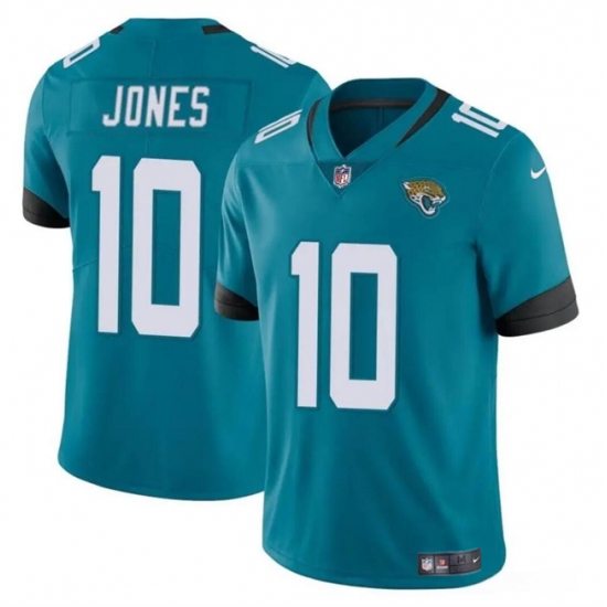 Men's Jacksonville Jaguars #10 Mac Jones Teal Vapor Untouchable Limited Football Stitched Jersey - Ujersey