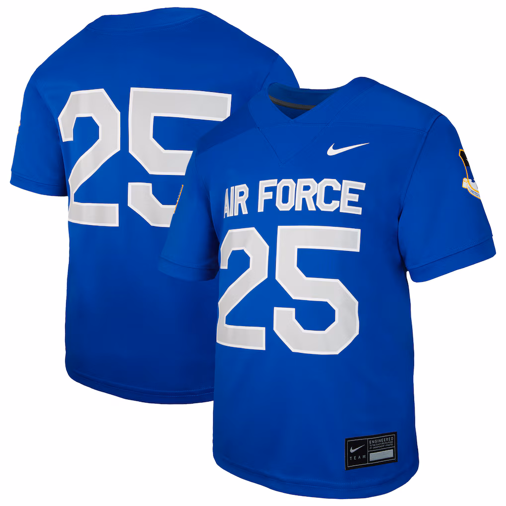 Youth Nike #25 Royal Air Force Falcons Untouchable Replica Game Jersey - Ujersey Shop