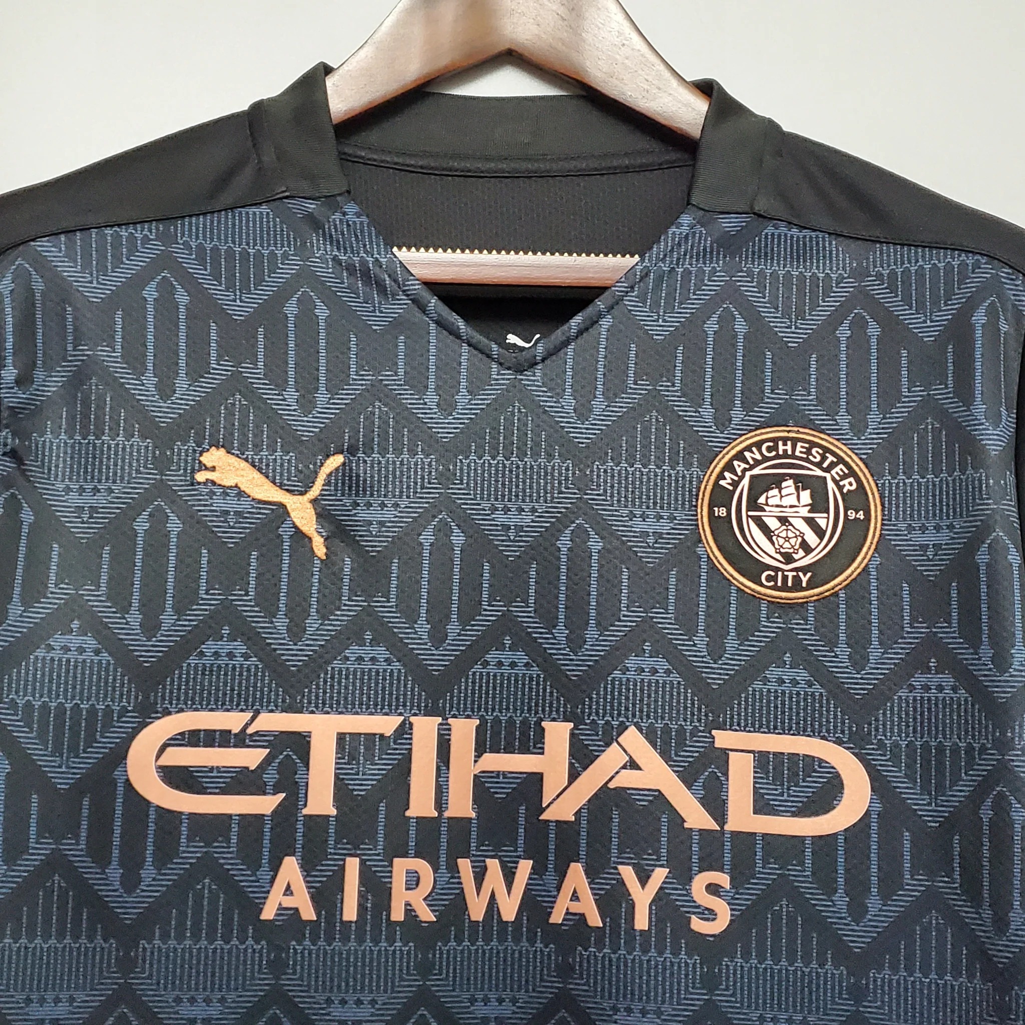 Manchester City Retro Football Jersey Third Away Shirt 2020/21