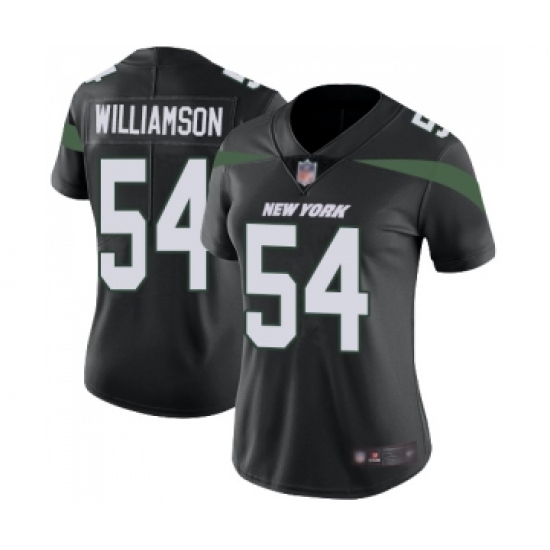 Women's New York Jets #54 Avery Williamson Black Alternate Vapor Untouchable Limited Player Football Jersey - Ujersey