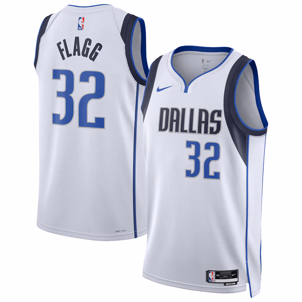Unisex Dallas Mavericks Cooper Flagg Nike White Swingman Player Jersey - Association Edition - Vujersey Los Angeles Rams