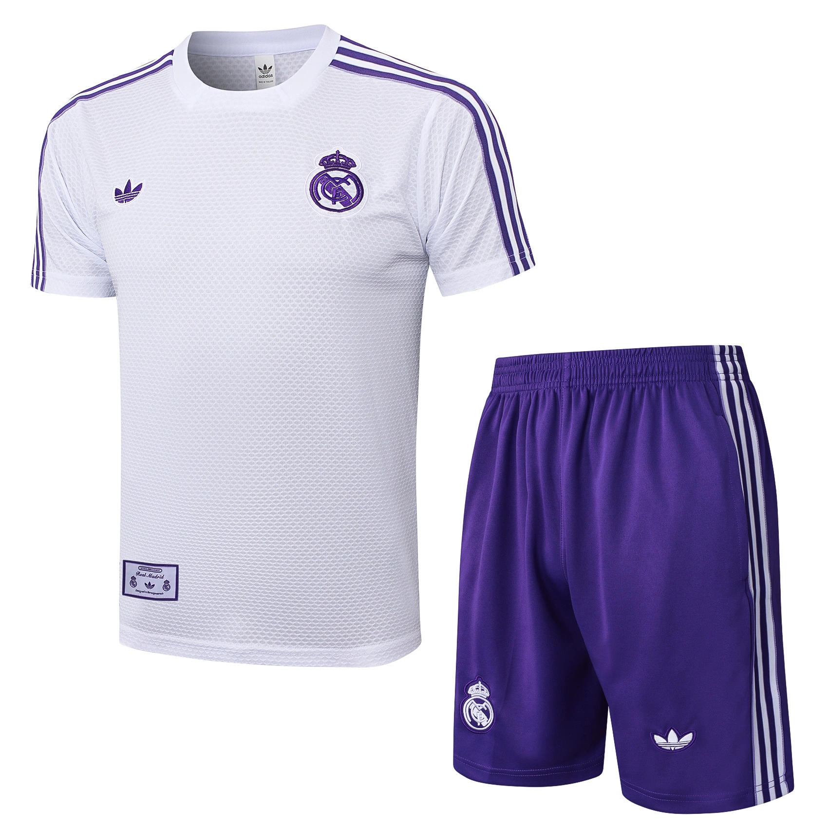 Real Madrid OG Training Jersey Kit White&Purple 2025/26 - Ujersey NHL