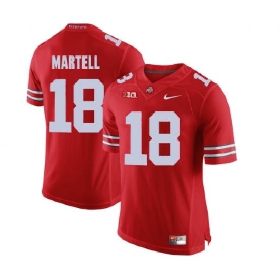 Ohio State Buckeyes 18 Tate Martell Red College Football Jersey - Ujersey