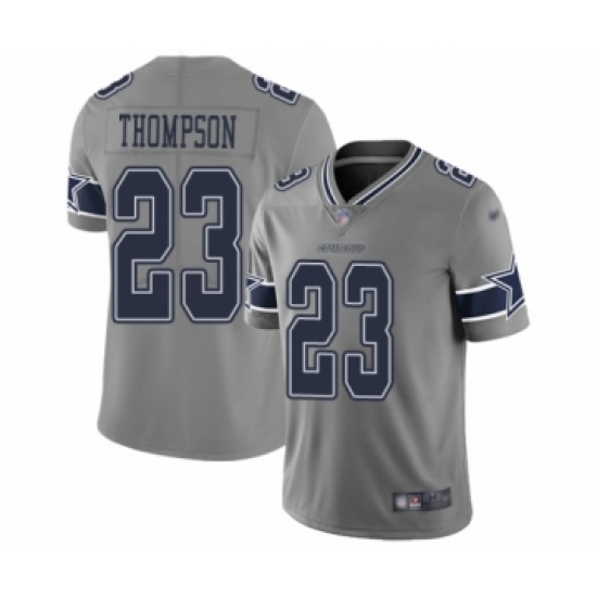 Men's Dallas Cowboys #23 Darian Thompson Limited Gray Inverted Legend Football Jersey - Ujersey