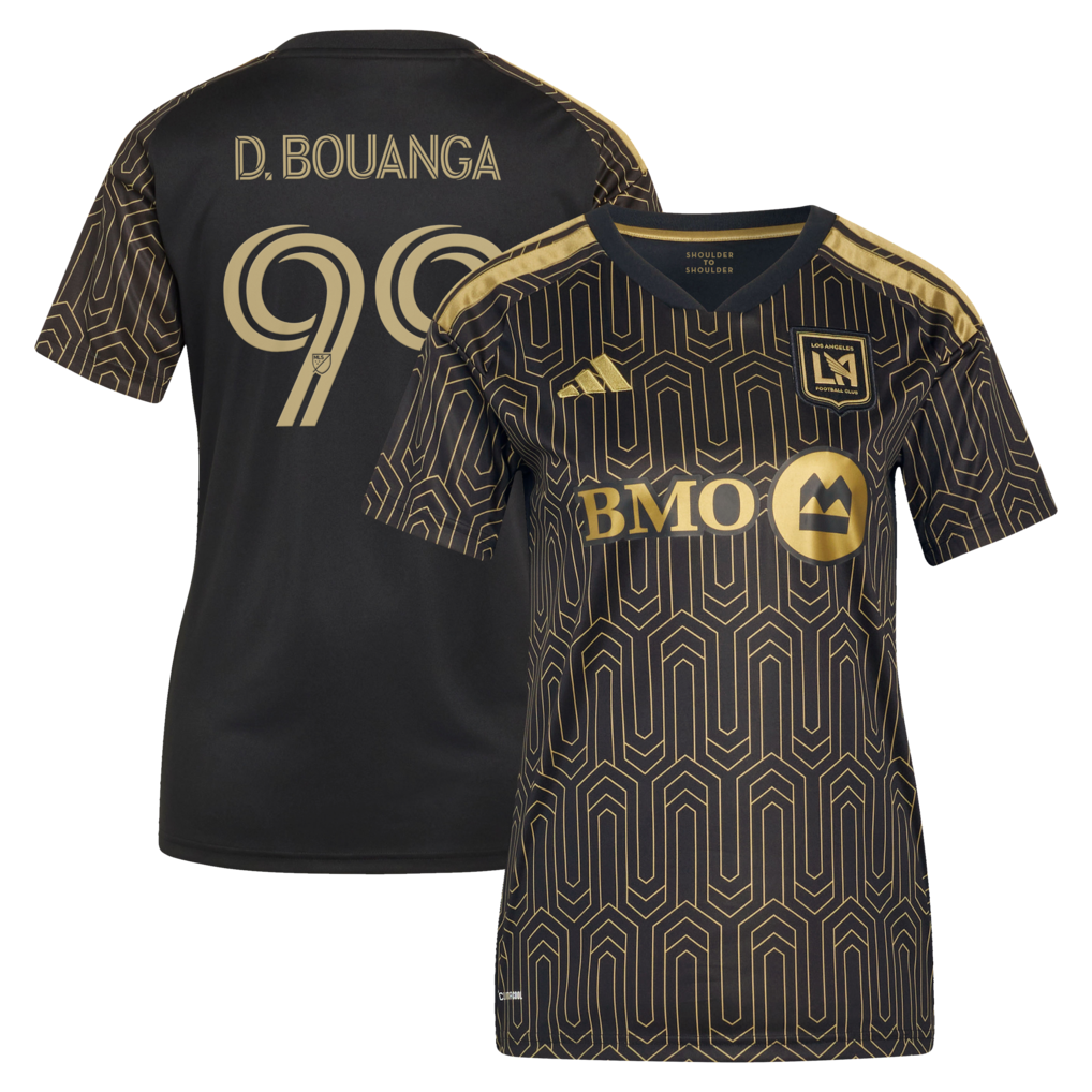 Women's LAFC Denis Bouanga adidas Black 2026 Primary Kit Replica Jersey - Ujersey