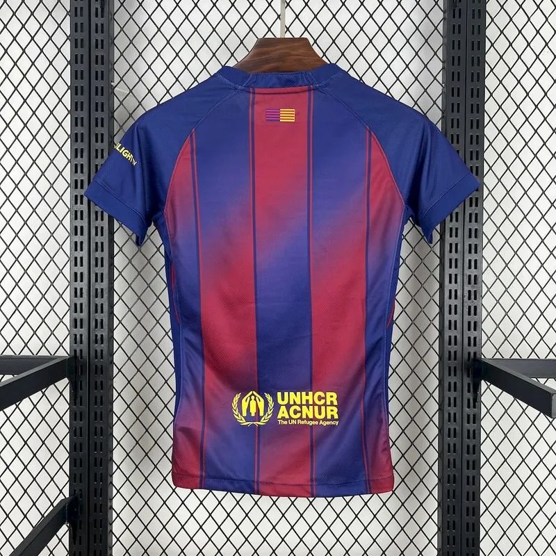 Barcelona Home Women's Soccer Jersey Custom Shirt 2025/26 - Ujersey NHL
