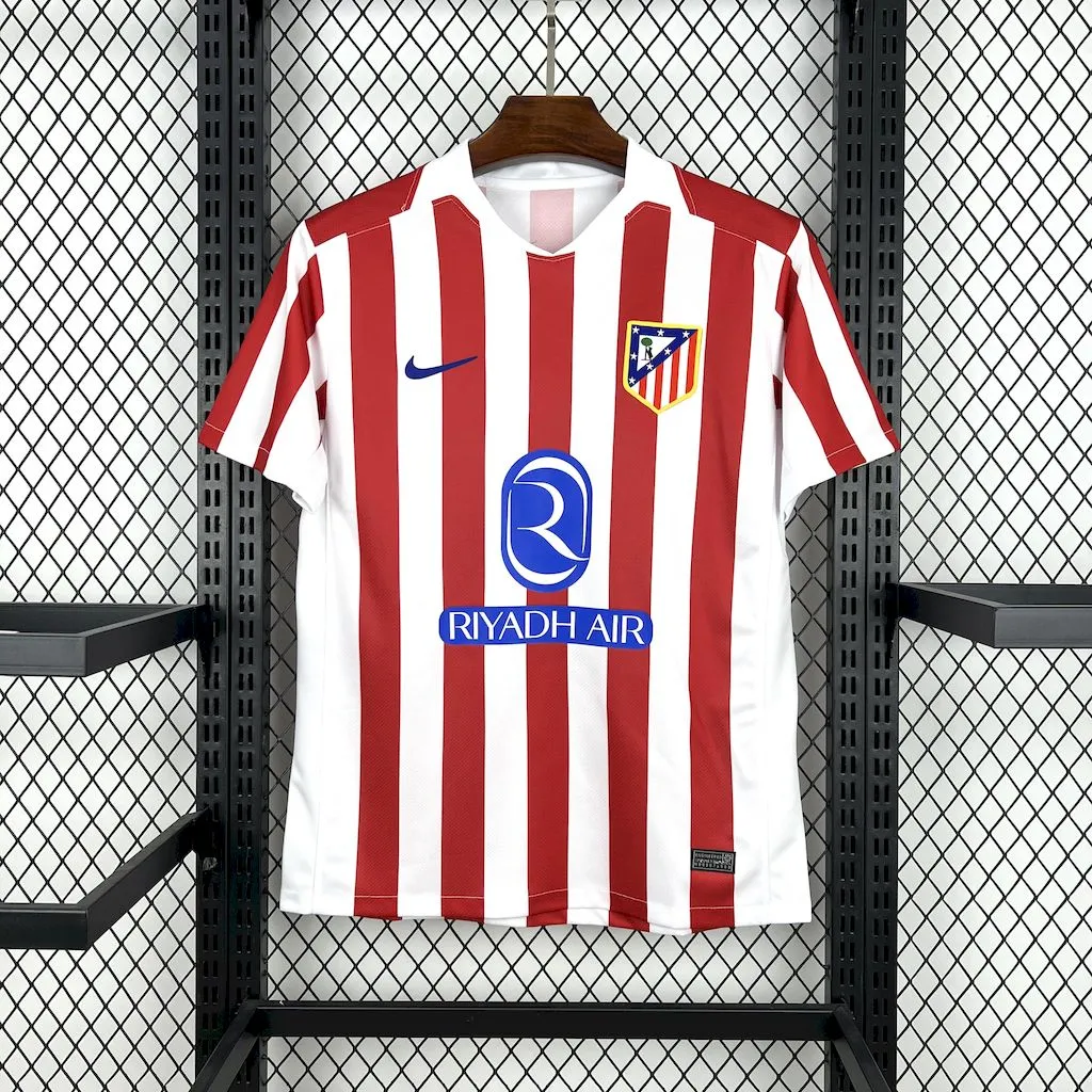 Atletico Madrid Soccer Jersey Home Custom Shirt 2025/26 - Ujersey Shop