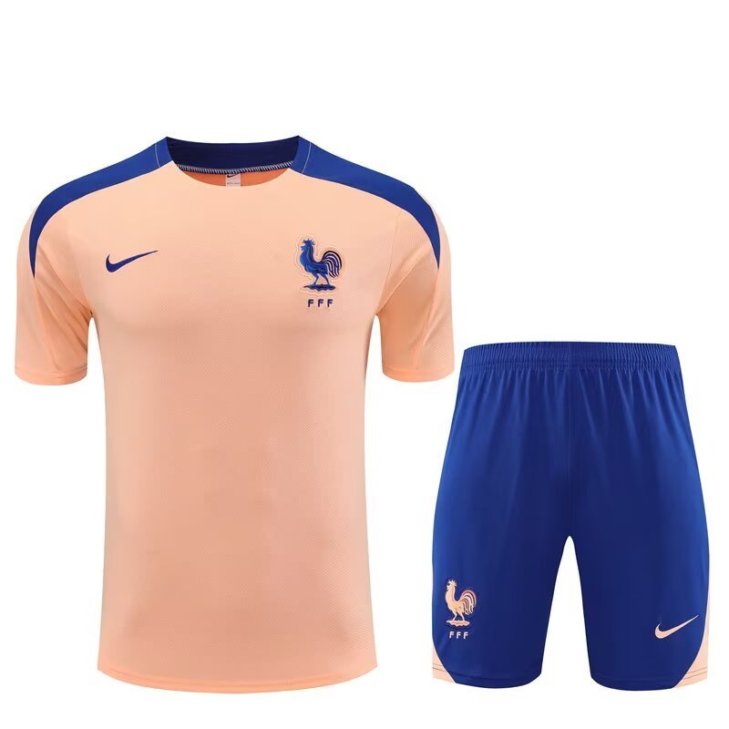 France Training Jersey Kit Orange 2025 - U-jersey