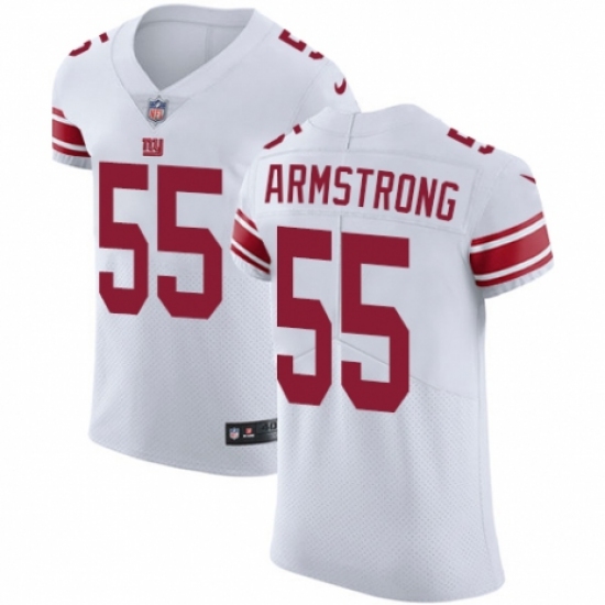 Men's Nike New York Giants #55 Ray-Ray Armstrong White Vapor Untouchable Elite Player NFL Jersey - Ujersey