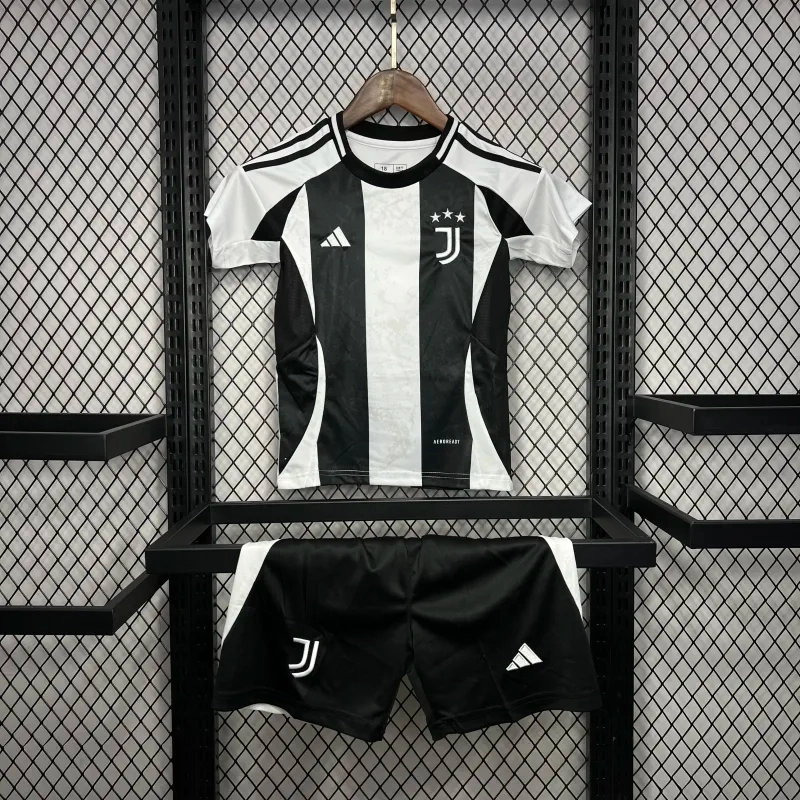 Juventus Soccer Jersey Home Kids Kit Jersey+Shorts 2024/25 - U-jersey