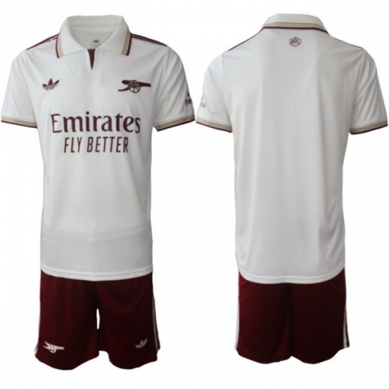 Men Arsenal 2026 Soccer Jerseys White BLANK