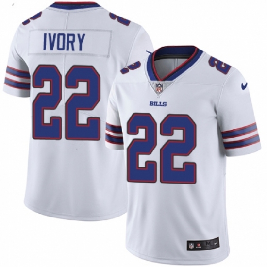 Youth Nike Buffalo Bills #22 Chris Ivory White Vapor Untouchable Limited Player NFL Jersey - Ujersey