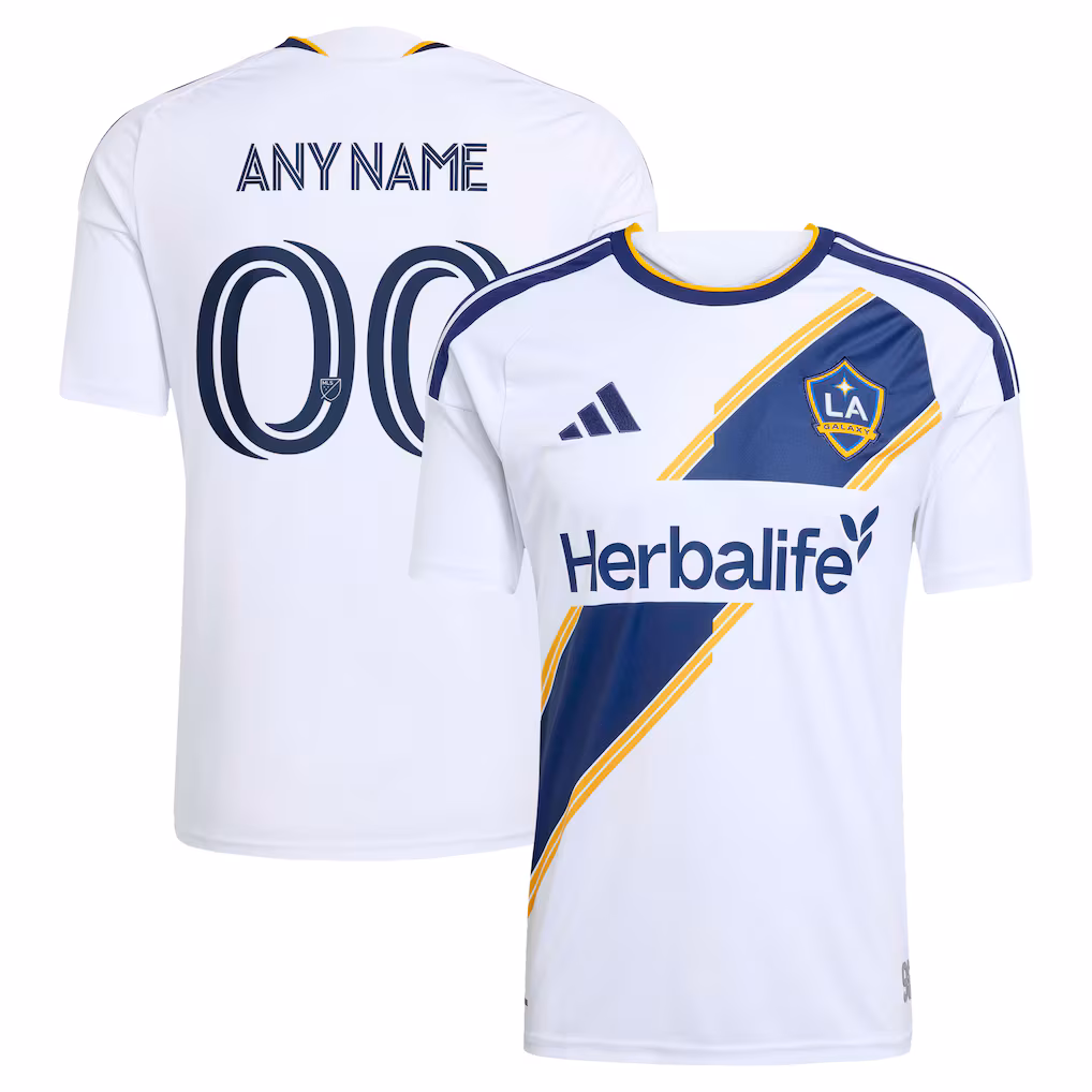 Men's LA Galaxy adidas White 2026 The VeloCITY Kit Replica Custom Jersey - Ujersey NHL