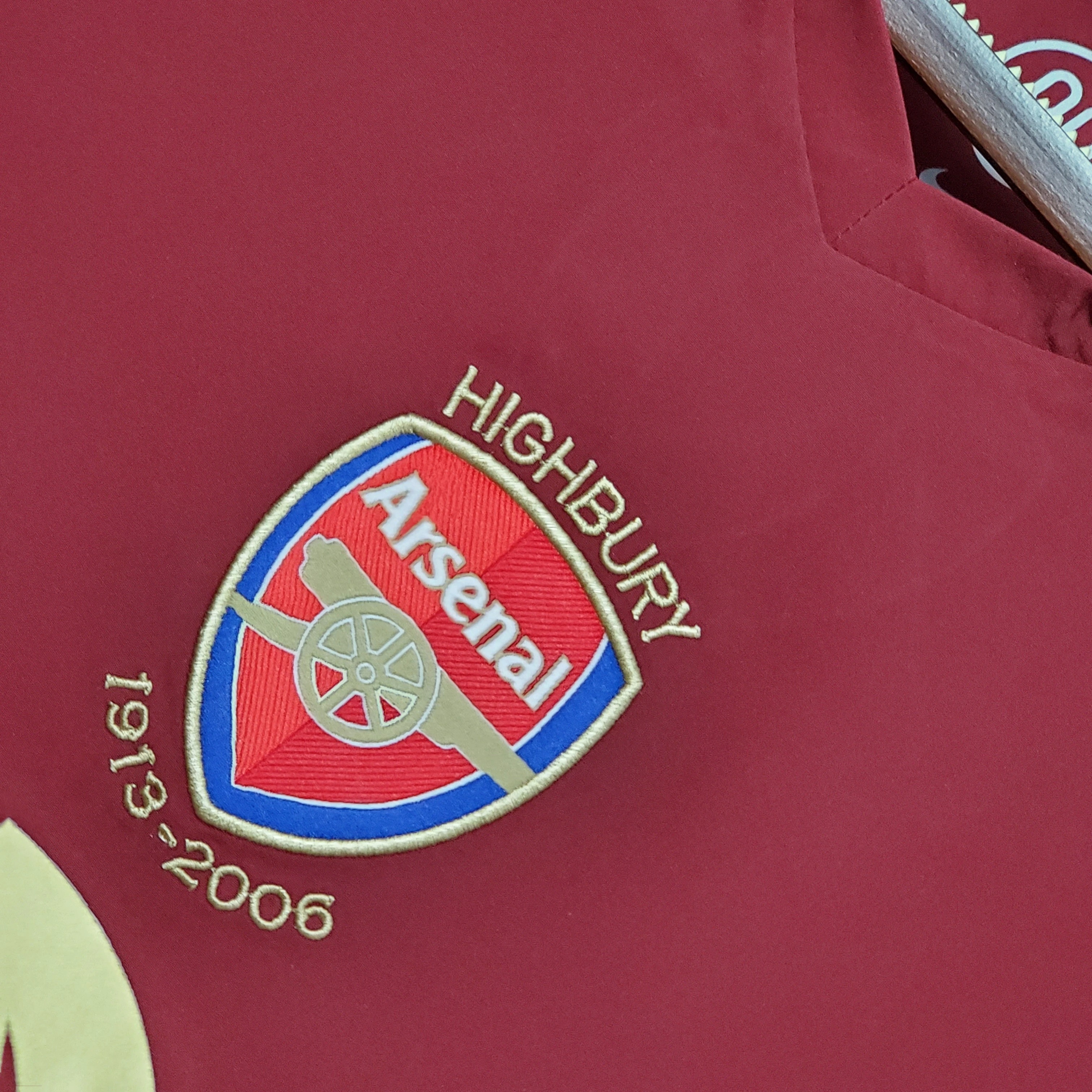 Arsenal Soccer Retro Jersey Home Custom Shirt 2005/06 - ujerseystore