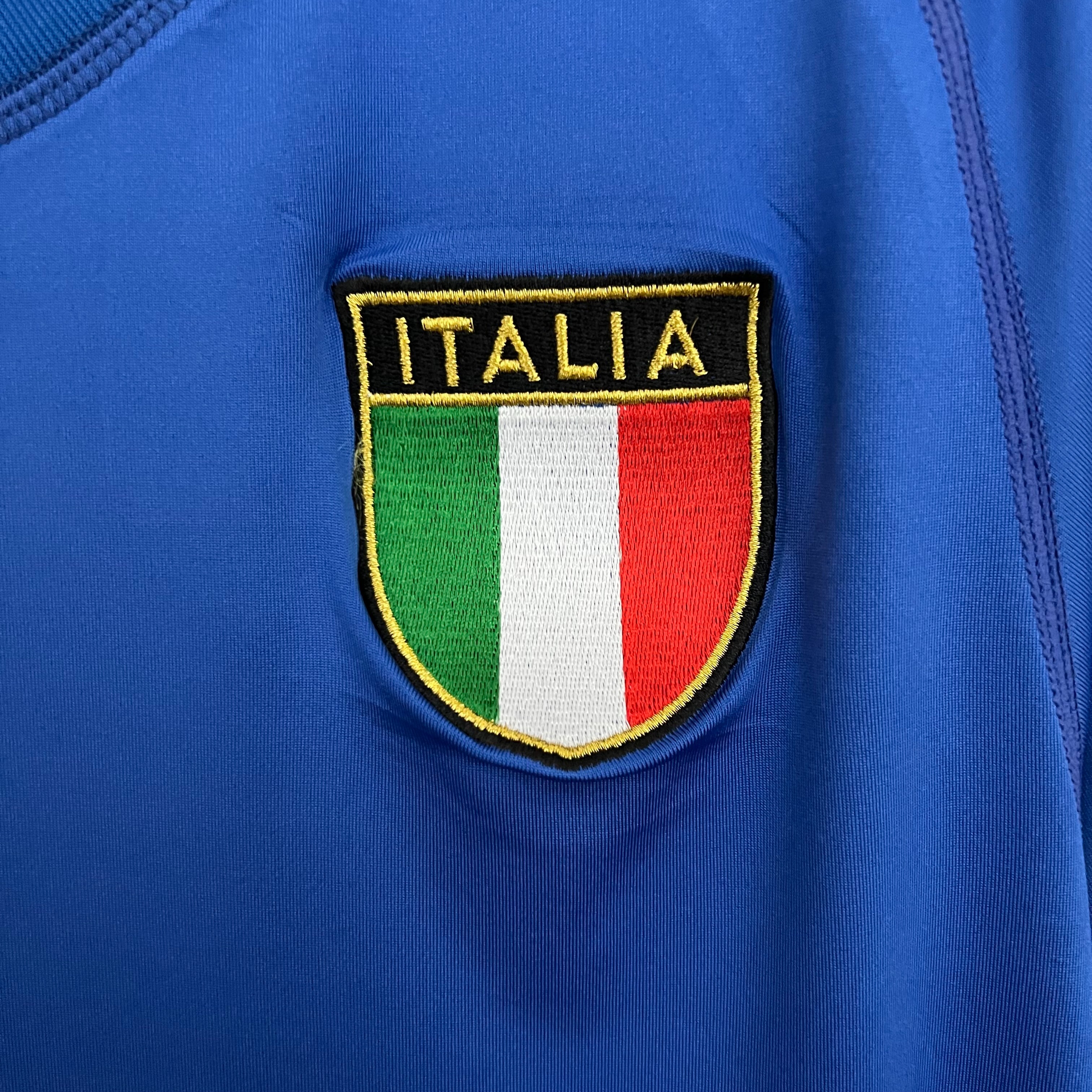 Italy Retro Soccer Jersey Home Custom Shirt 2000