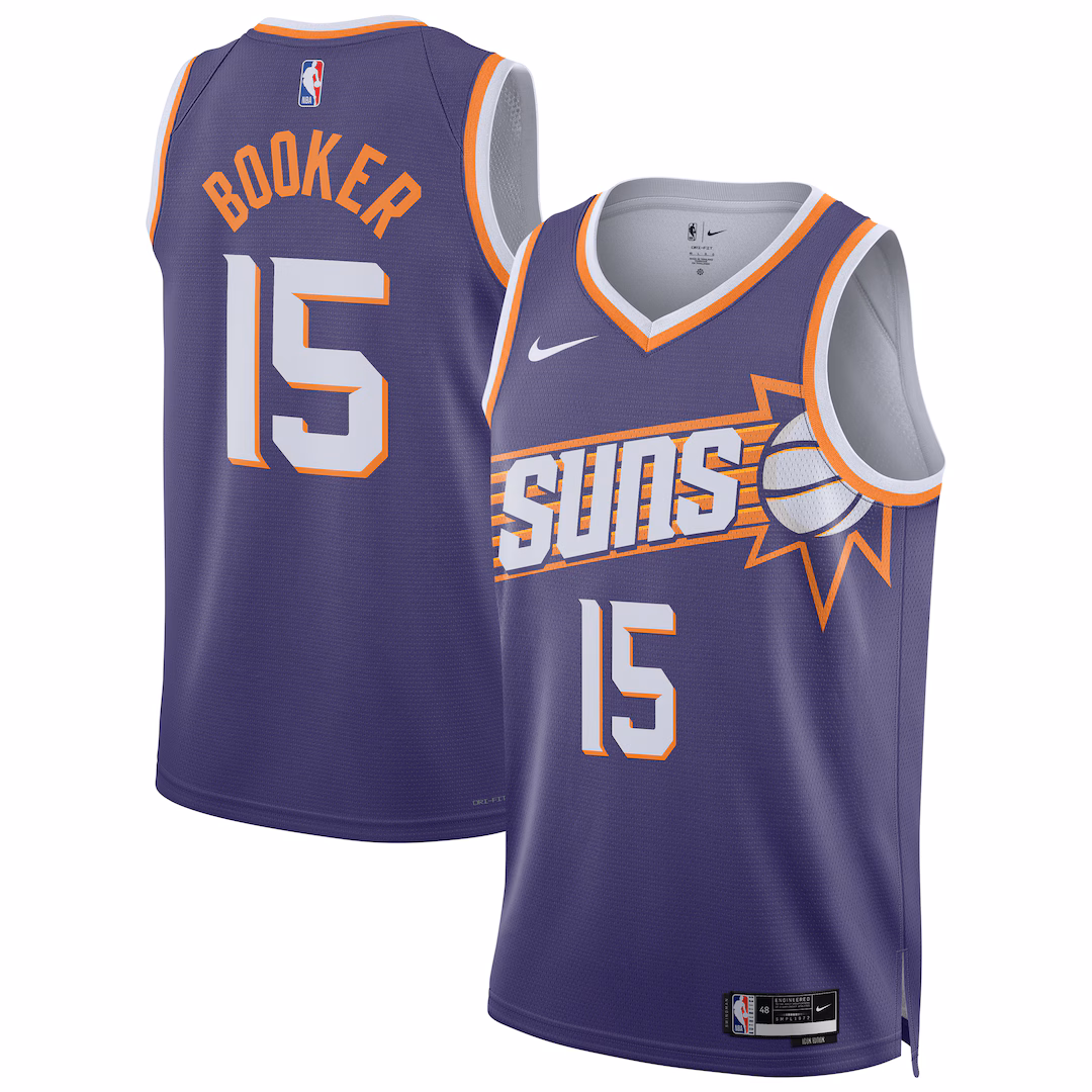 Unisex Phoenix Suns Devin Booker Nike Purple Swingman Player Jersey - Icon Edition - Ujersey