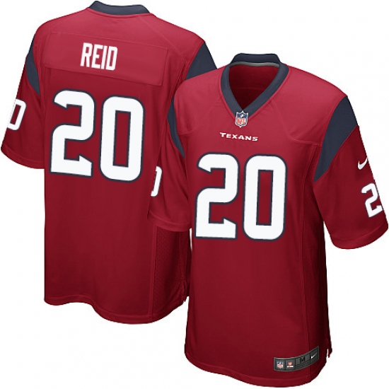 Men's Nike Houston Texans #20 Justin Reid Game Red Alternate NFL Jersey - Ujersey