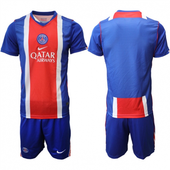 Men's Paris Saint-Germain Custom 2026 Red White Soccer Jersey Suit - Ujersey